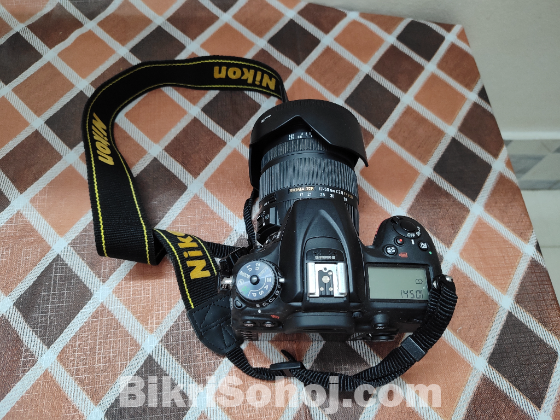 Nikon d7200 with sigma 18-50mm 2.8 lens